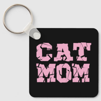 Cat Mom Keychain