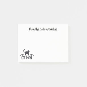 Cat Mom - Kitten Lover Kitty Kitties Black Cat Post-it Notes