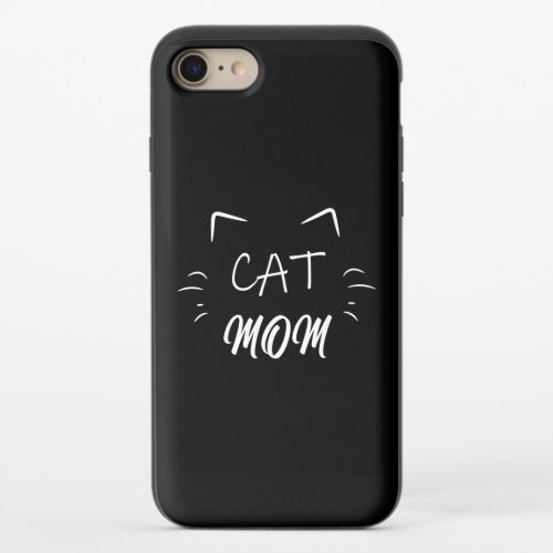 Cat Mom Lovers  Mothers Day Cat  Pet Lover Cat iPhone 87 Slider Case