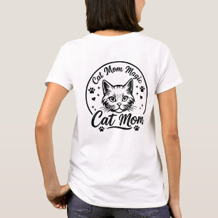 Cat Mom Magic Funny Cat Lover Graphic T-Shirt