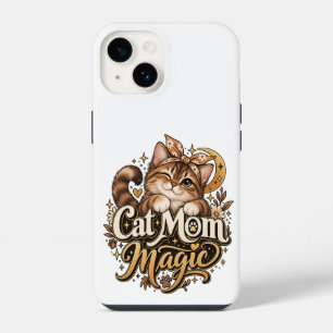 Cat Mom Magic Phone Aesthetic Cat Mom Iphone 14 Case