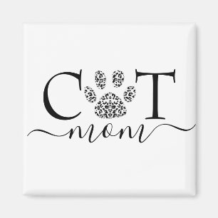 Cat mom Magnet