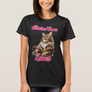 Cat Mom MAINE COON LOVER Maine Coon Owner T-Shirt