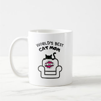 cat mom meow mug
