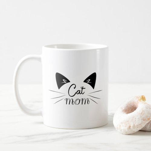 Cat Mom Mother Lover Mom Kitty Cute Funny Meow     Coffee Mug