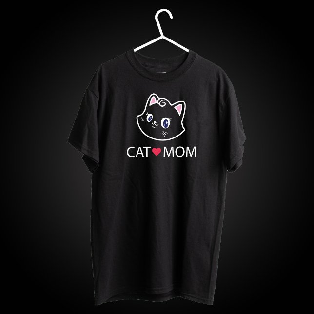 Cat Mom Mother Lover Mom Kitty Cute Funny Meow     T-Shirt (Creator Uploaded)