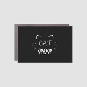 Cat Mom   Mothers Day Cat   Pet Lover Gift Car Magnet