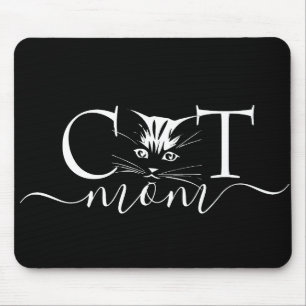 Cat mom mouse pad