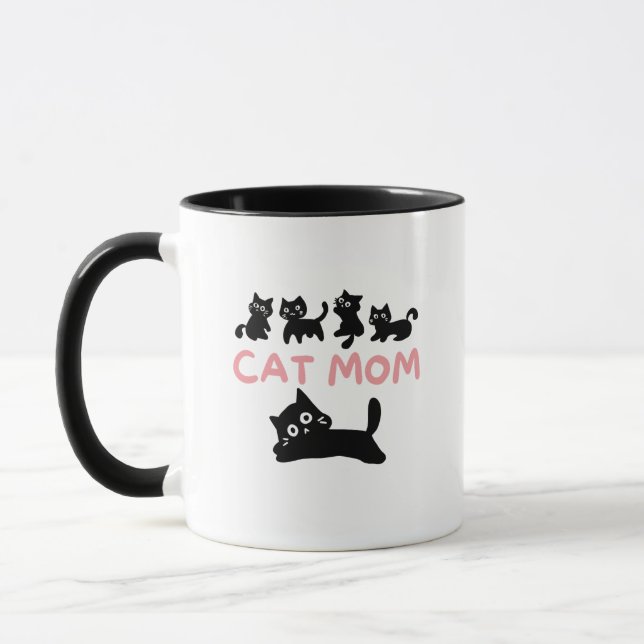 Cat Mom  Mug (Left)