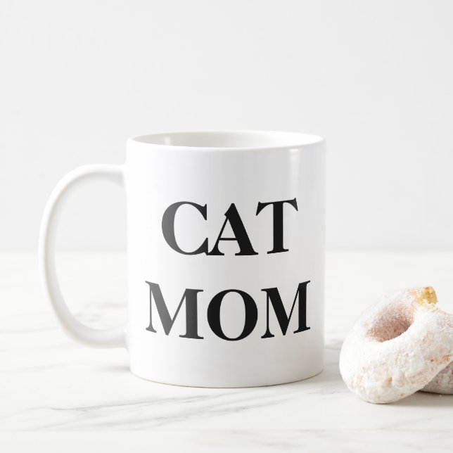 Cat Mom mug (With Donut)