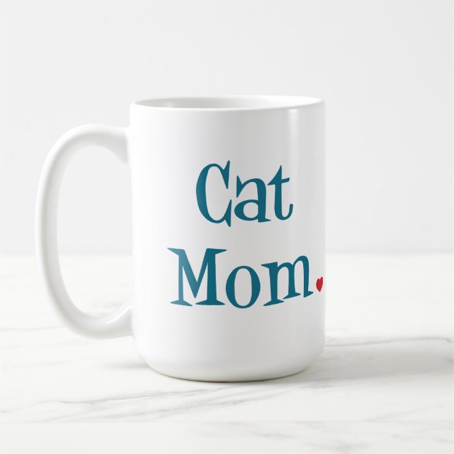 Cat Mom Mug (Left)