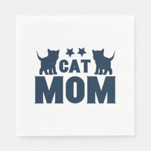 Cat Mom Napkins