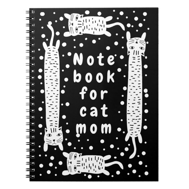 Cat Mom  Notebook (Front)