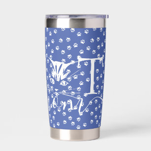 Cat mom personalized insulated tumbler