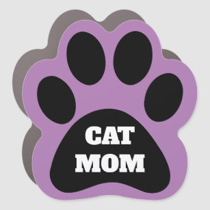 CAT MOM Pet Car Magnet