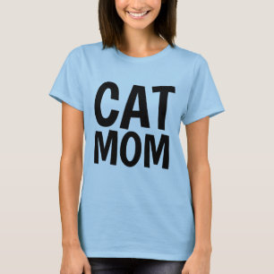 CAT MOM pink T-shirts & tank tops