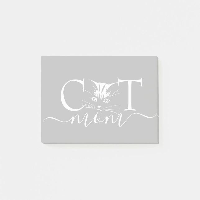 Cat mom  post-it notes (Front)