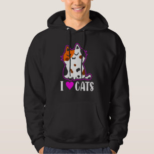 Cat Mom Rescued Animals Animal Rescue Save Cat 10 Hoodie