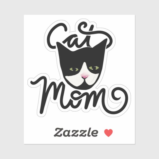 Cat Mom Sticker (Sheet)