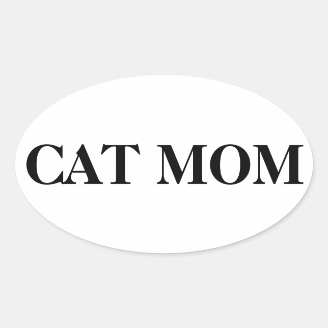 Cat mom stickers (Front)