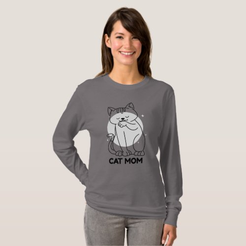CAT MOM _ Stylish and Comfy Feline inspired T_Shirt