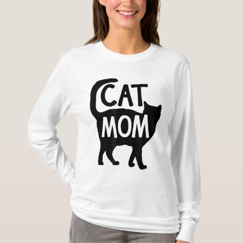 Cat Mom T_Shirt