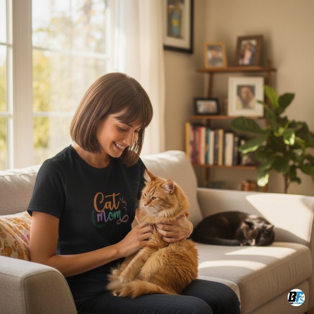 cat mom T-Shirt (Creator Uploaded)