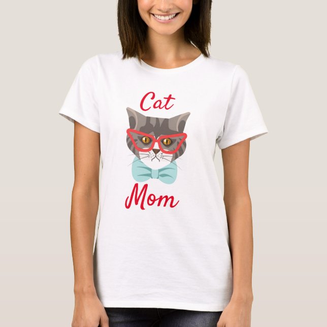 Cat Mom T-Shirt (Front)