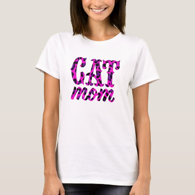Cat Mom T-Shirt (Front)