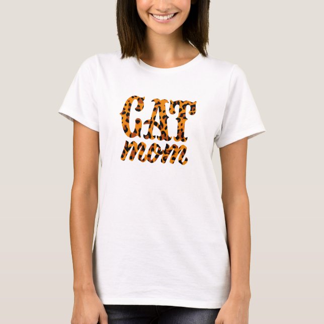 Cat Mom T-Shirt (Front)