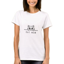 Cat Mom t-shirt for women pets lovers
