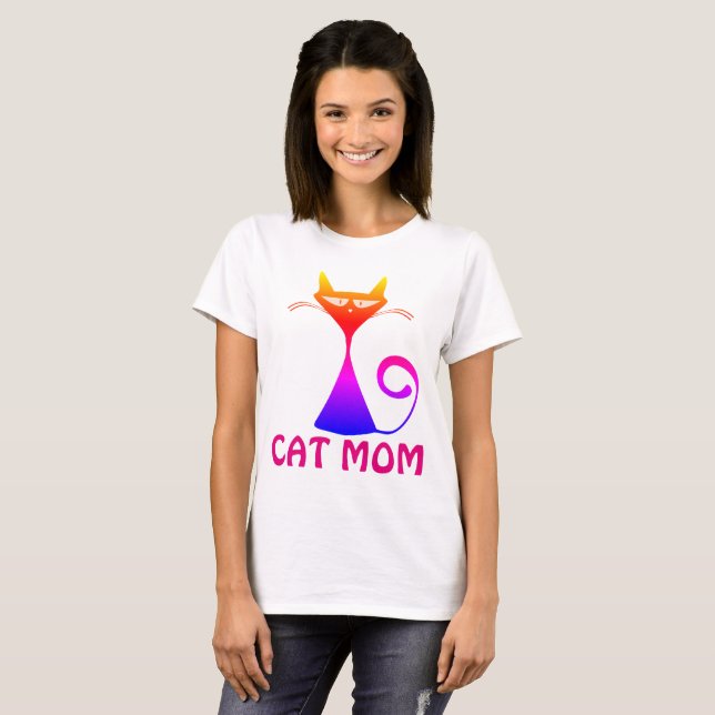 CAT MOM T-shirts (Front Full)