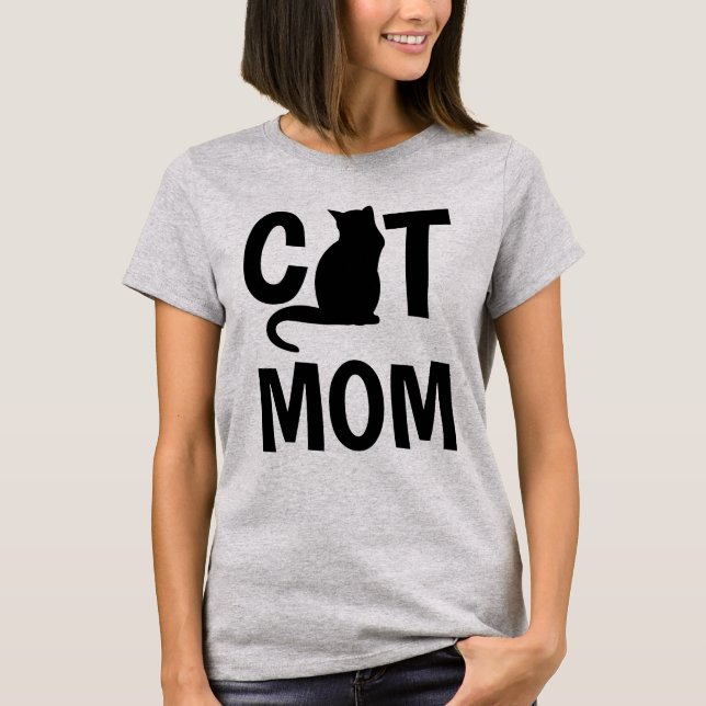 CAT MOM T-shirts (Front)