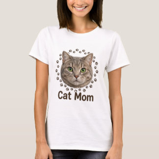 Cat Mom Tabby Women's T-Shirt