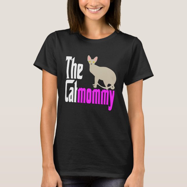 Cat Mom The Catmother Crazy Cat Mother Kitty Mommy T-Shirt (Front)