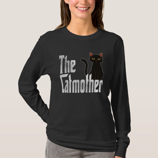 Cat Mom The Catmother Crazy Cat Mother Kitty Mommy T-Shirt (Front)