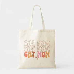 Cat Mom Tote Bag
