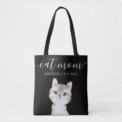 Cat Mom Toy Tote Bag