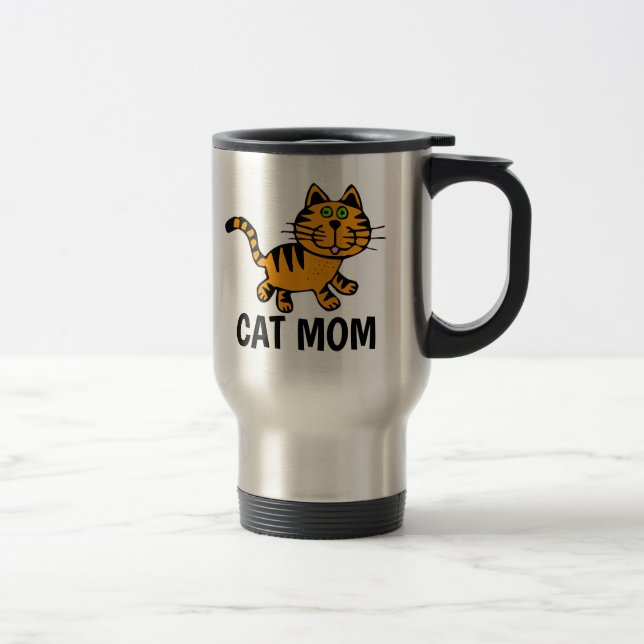 CAT MOM TRAVEL MUG (Right)