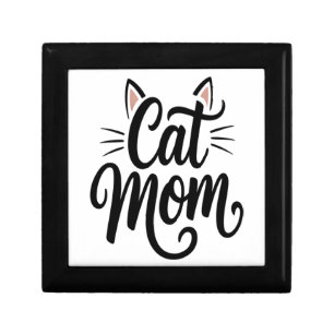 Cat Mom Whiskers and Ears Gift Box