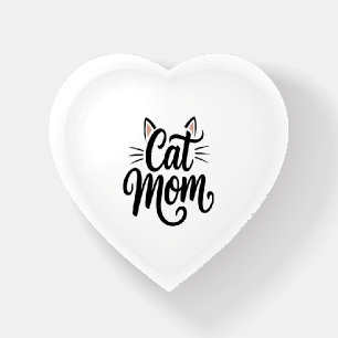 Cat Mom Whiskers and Ears Paperweight