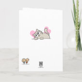 Cat Mom Youre My Person I Love You Custom Greeting Card (Back)