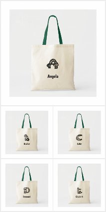 Cat Monogram and Name