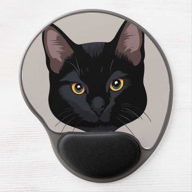 Cat Mood Gel Mouse Pad (Front)