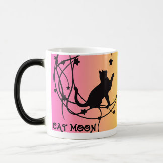 cat moon color morph mug