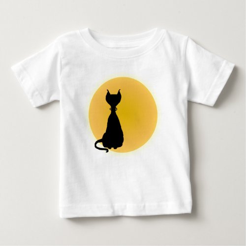 Cat  Moon Fun Kitty Cartoon for Babes Shirt