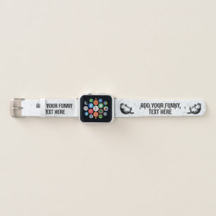 Cat Mother I Am But Skin and Bones For Cat Lover Apple Watch Band