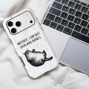 Cat Mother I Am But Skin and Bones For Cat Lover iPhone 17 Pro Max Case