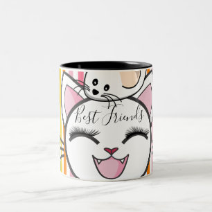 Cat Mouse Best Friends Mug