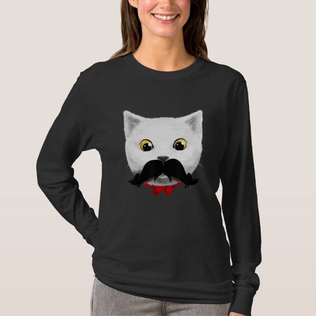 Cat Mouse Cute Cat Parody T-Shirt (Front)